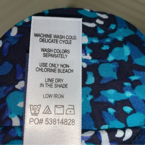 Swimsuits For All Cover Up Maxi Dress Faux Wrap Plus 34W 36W Blue Animal Dot - Picture 12 of 13